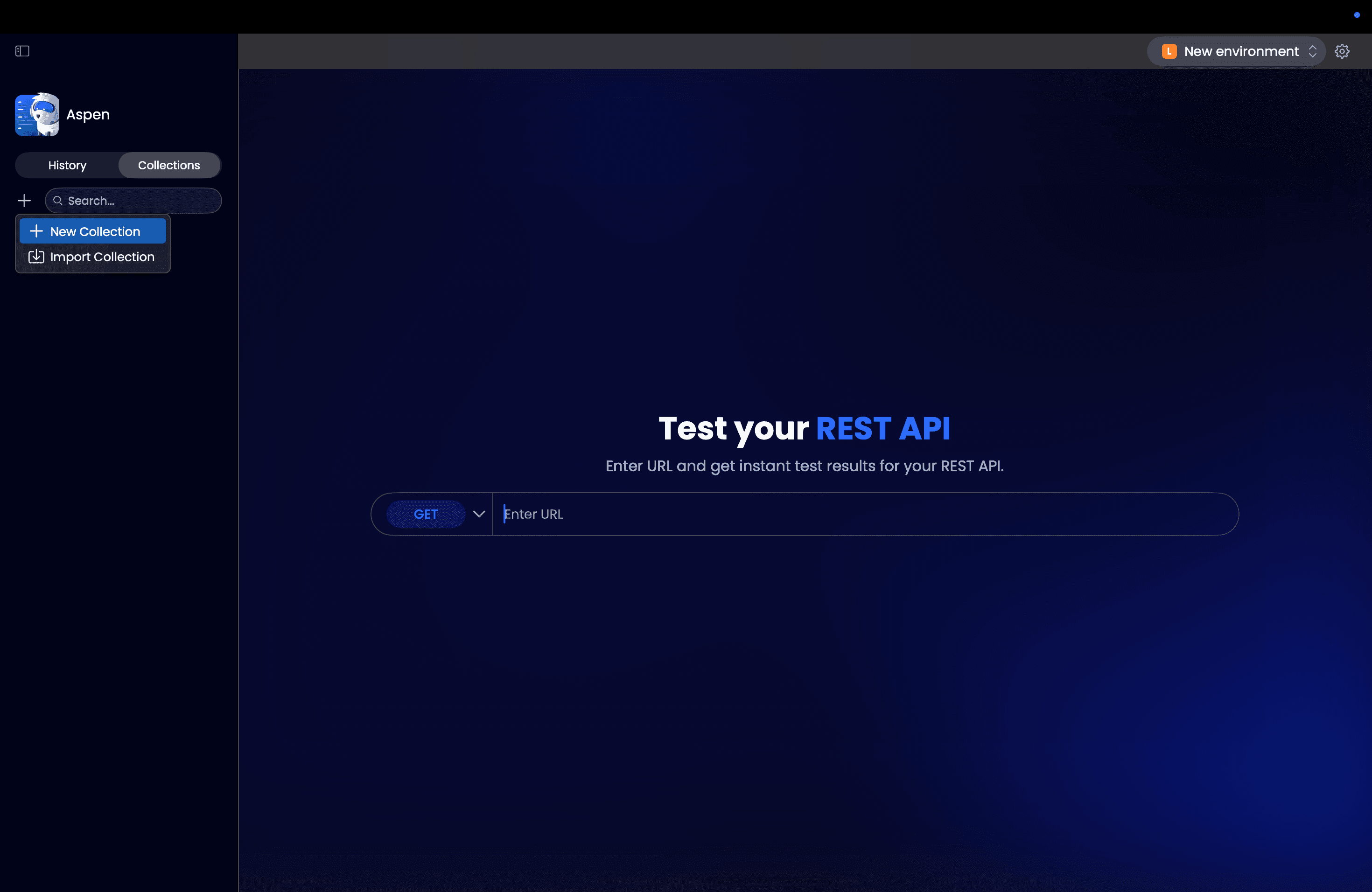 Create Collection in Aspen