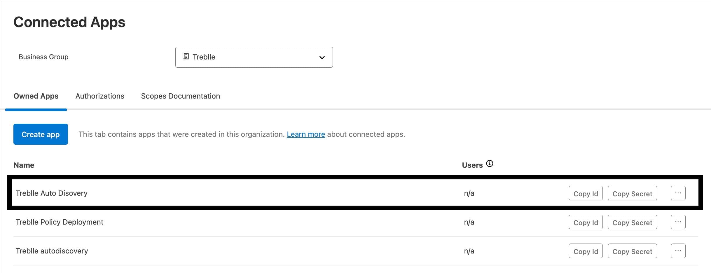 Client ID and Secret