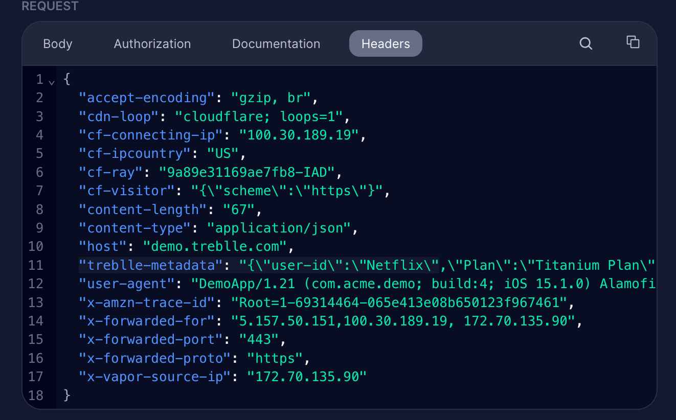 treblle-metadata header example