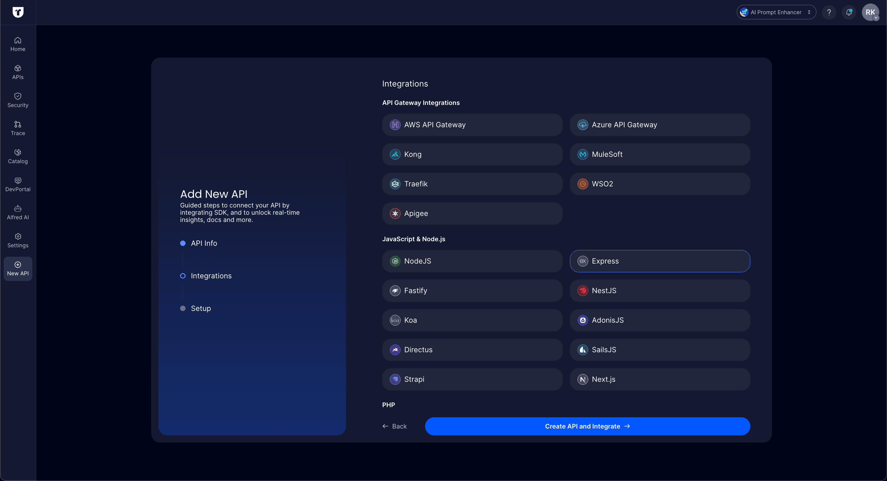 Integration Selection